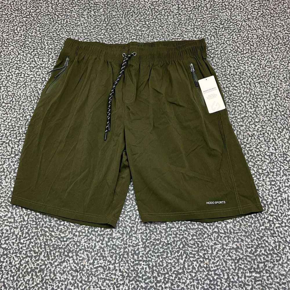 Hodo Sports Shorts Men XXL 36 Green Drawstring Athletic‎ Outdoor New 2XL